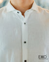 Linen Cotton Long Sleeve Shirt - EMSACS0558LCLS1050