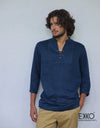 Linen Long Sleeve Shirt - EMSACS0649LLS