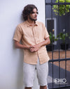 Linen Short Sleeve Shirt - EMSACS0697LSS