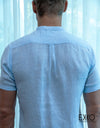 Linen Short Sleeve Shirt - EMSACS0717LSS