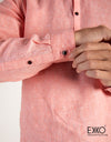 Linen Long Sleeve Shirt - EMSACS0775LLS1340