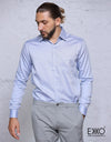 Light Blue Dobby Formal Shirt EMFC010LSS/R093C1
