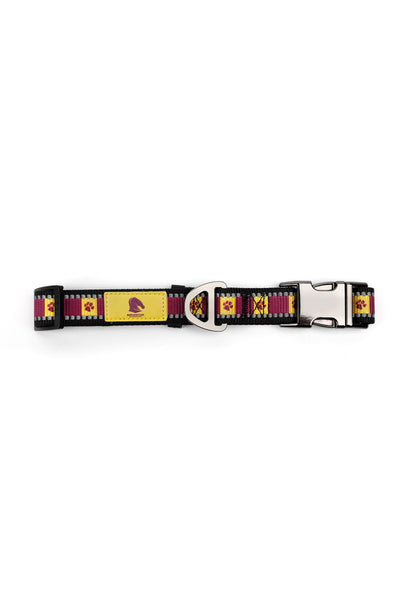 Small To Large NRL Adjustable Dog Collar North Queensland Cowboys 