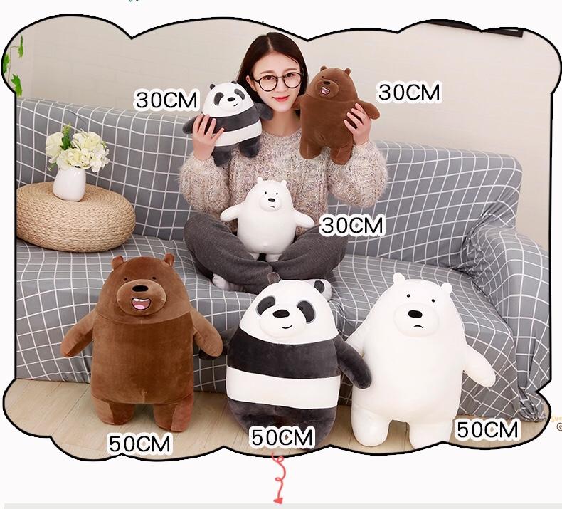 we bare bears soft toy