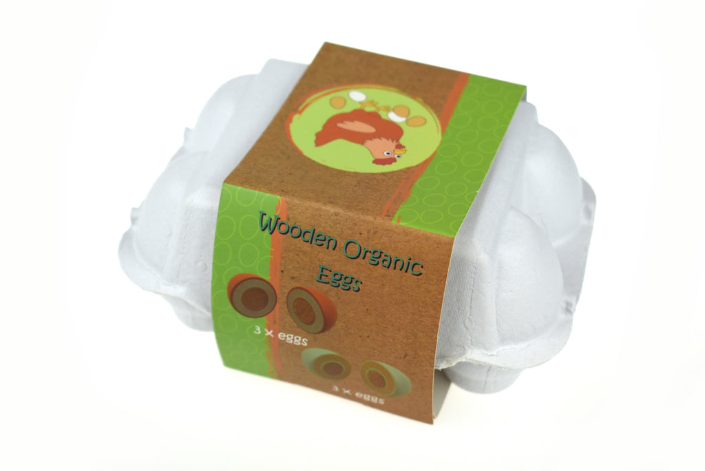 Kaper Kidz - Wooden Egg 6 pack
