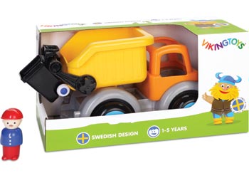 Viking Toys Jumbo Garbage Truck wIth 1 Figure Gift Box
