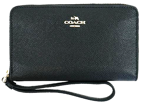 large phone wallet coach