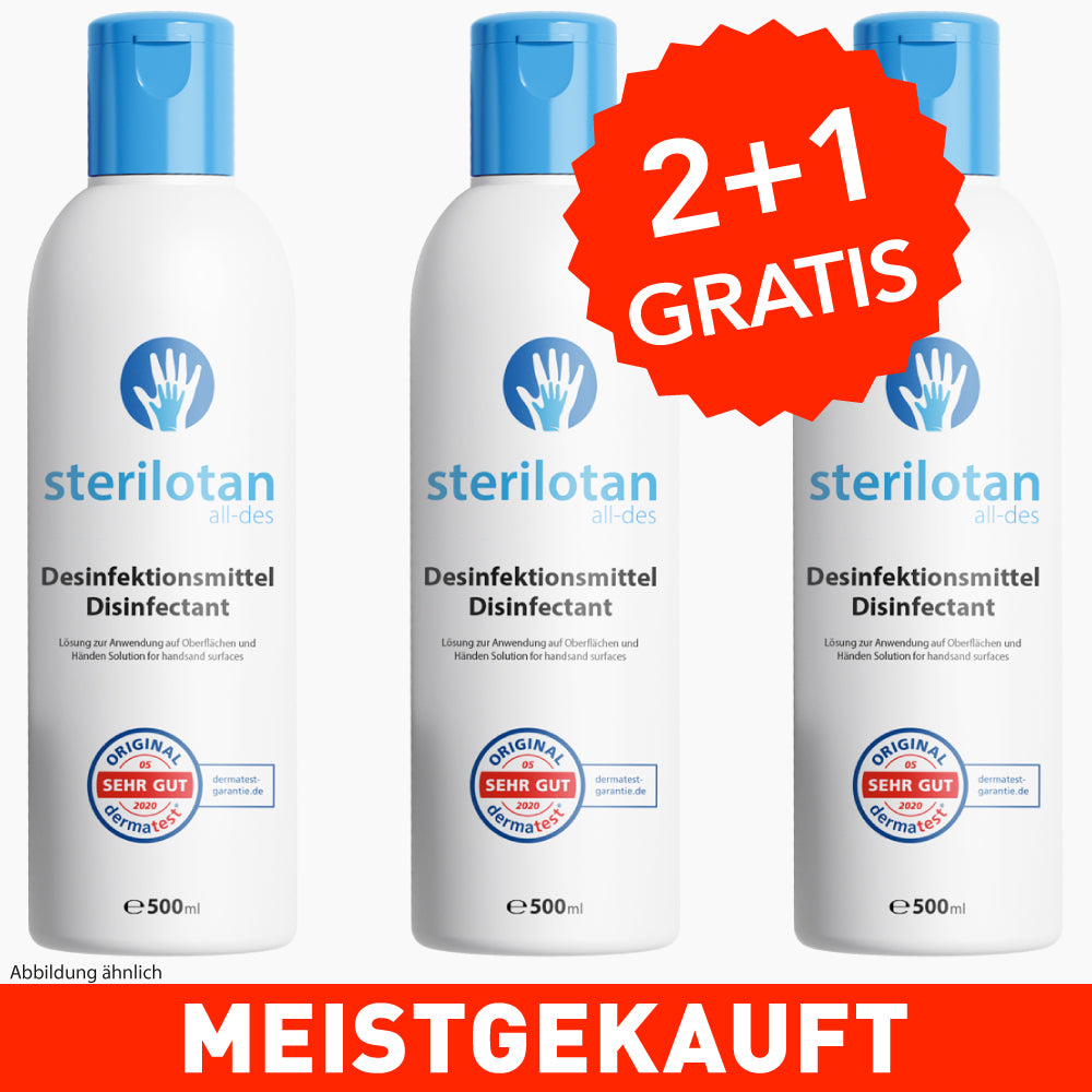 Sterilotan all-des Desinfektionsmittel für Hände & Flächen - BaabooShop
