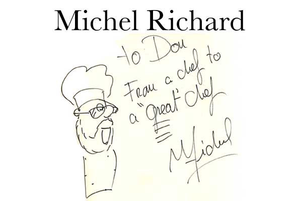 Michel Richard Autograph
