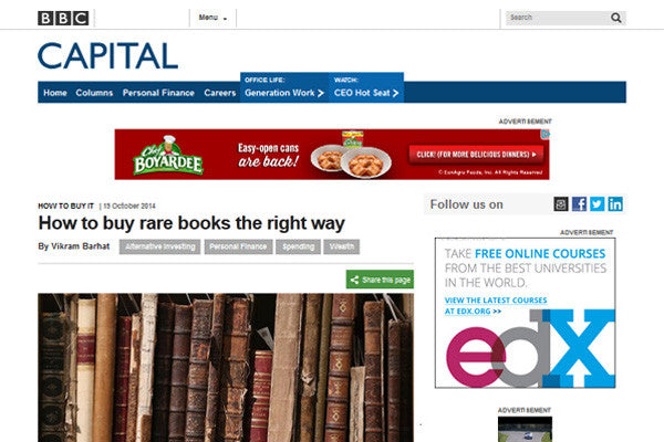 BBC Capital Buying Rare Books