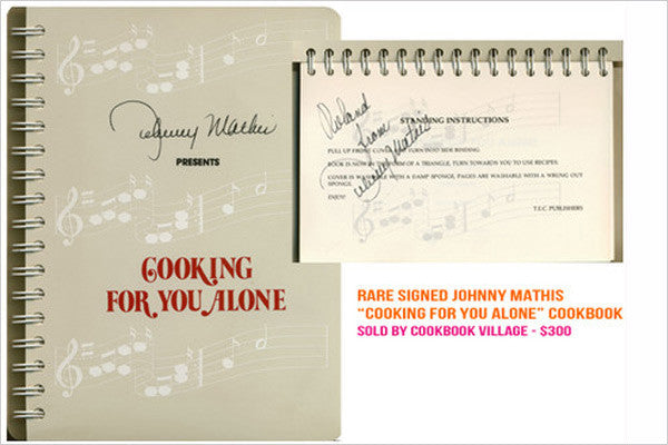 Johnny Mathis Cookbook