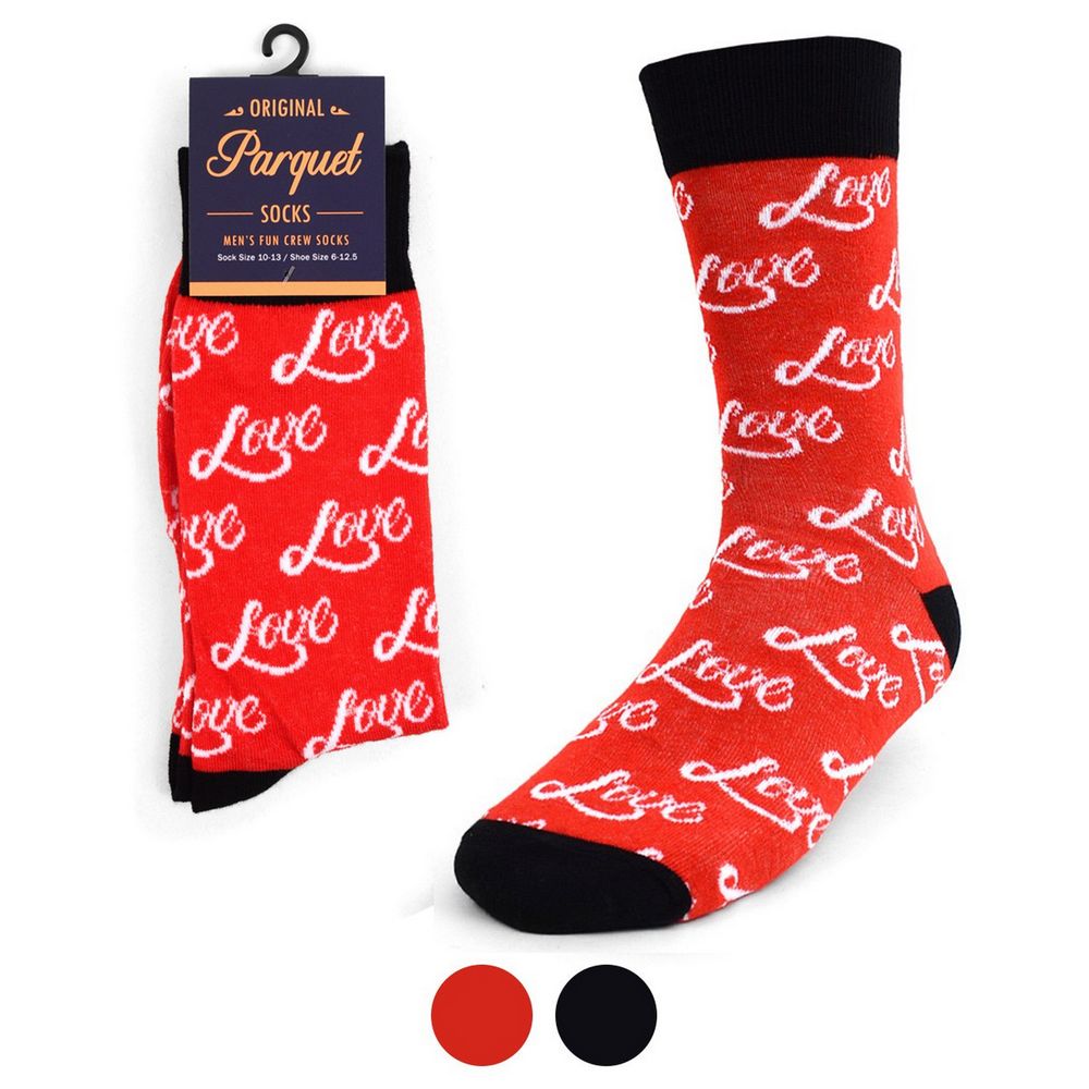 Køb Love Novelty Socks - Sjove Strømper i 2 Farver til Kr. i The Prince