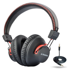Avantree Wireless Wired Bluetooth Over Ear aptX Headphones with Mic