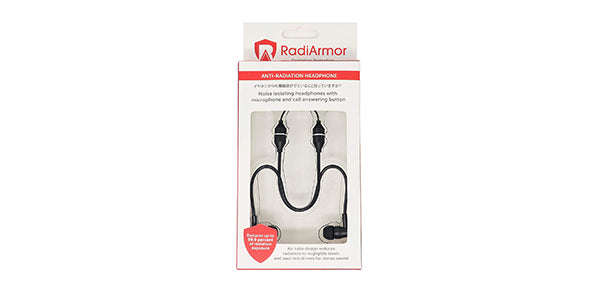 RadiArmor Anti-Radiation Air Tube Headphones with Mic