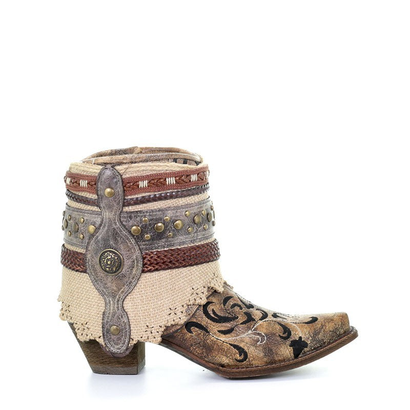 corral flipped ankle boot