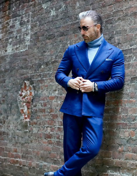 Custom Blue Suits - Oliver Wicks