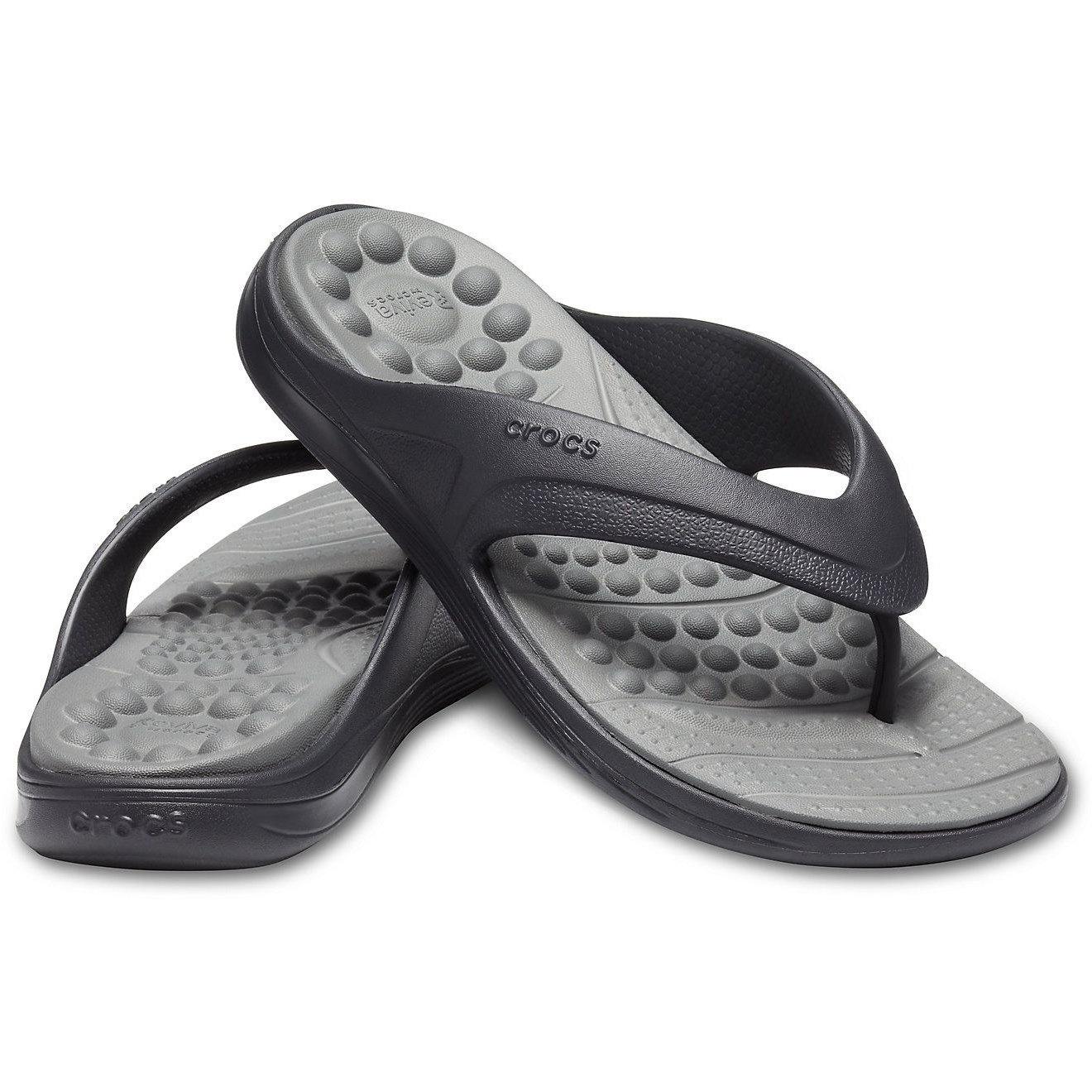 mens crocs reviva flip