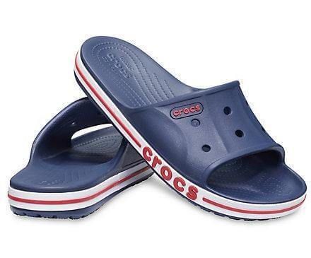 crocs blue and red