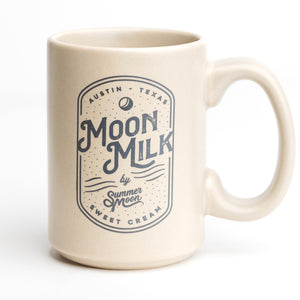 哑光月亮牛奶杯