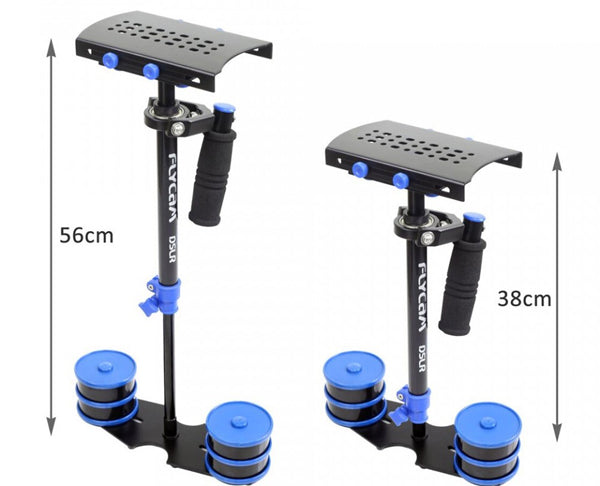 Flycam DSLR Nano Blue Steady Cam Stabilizer with Arm Brace and Quick Release flycam dslr nano telescopic post