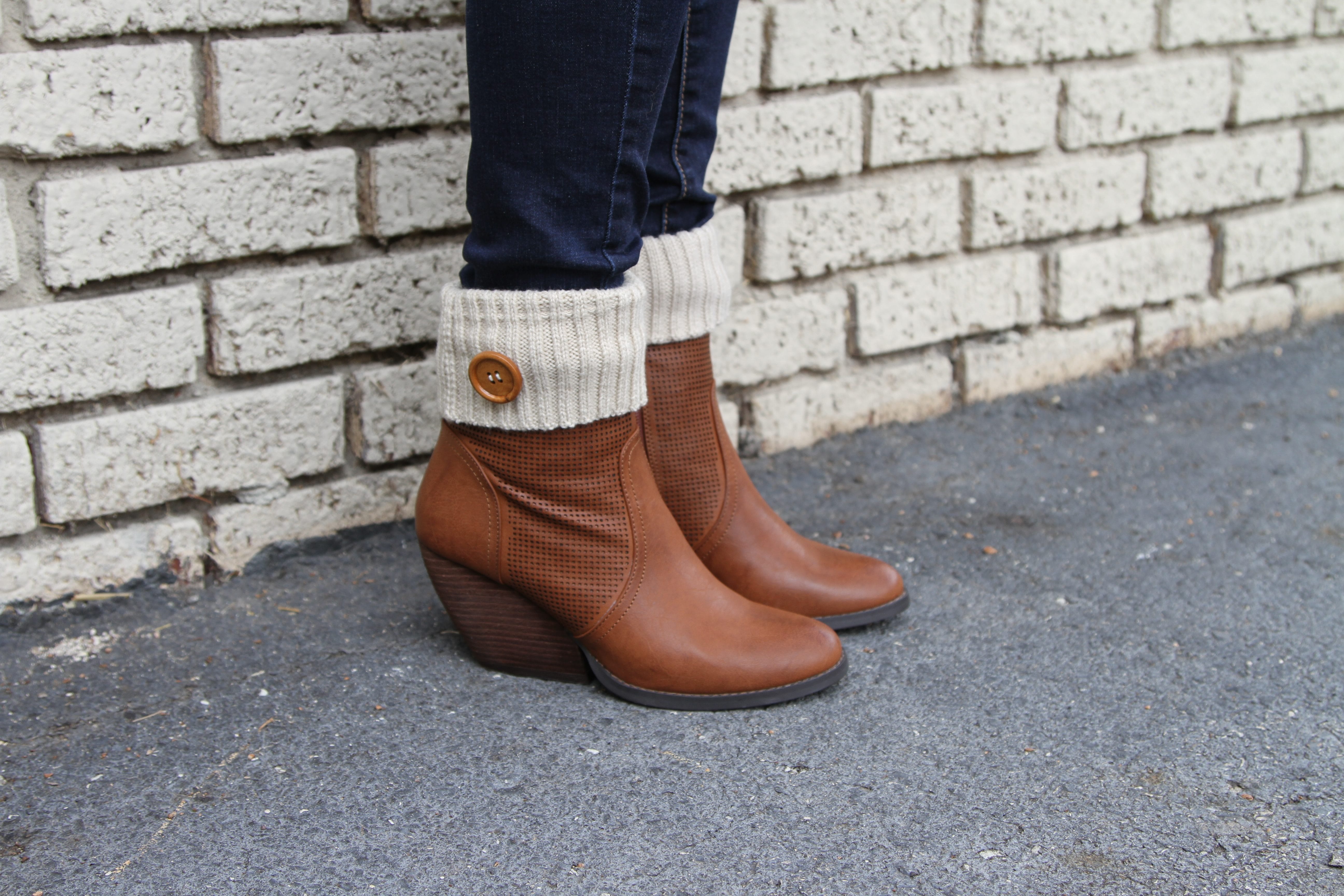 cuff socks for ankle boots