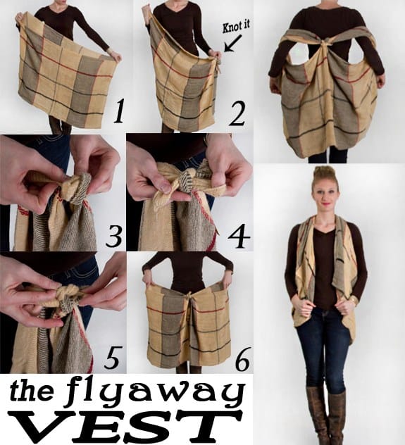 How To Tie A Scarf: 2 Simple Knots & 5 Other Styles