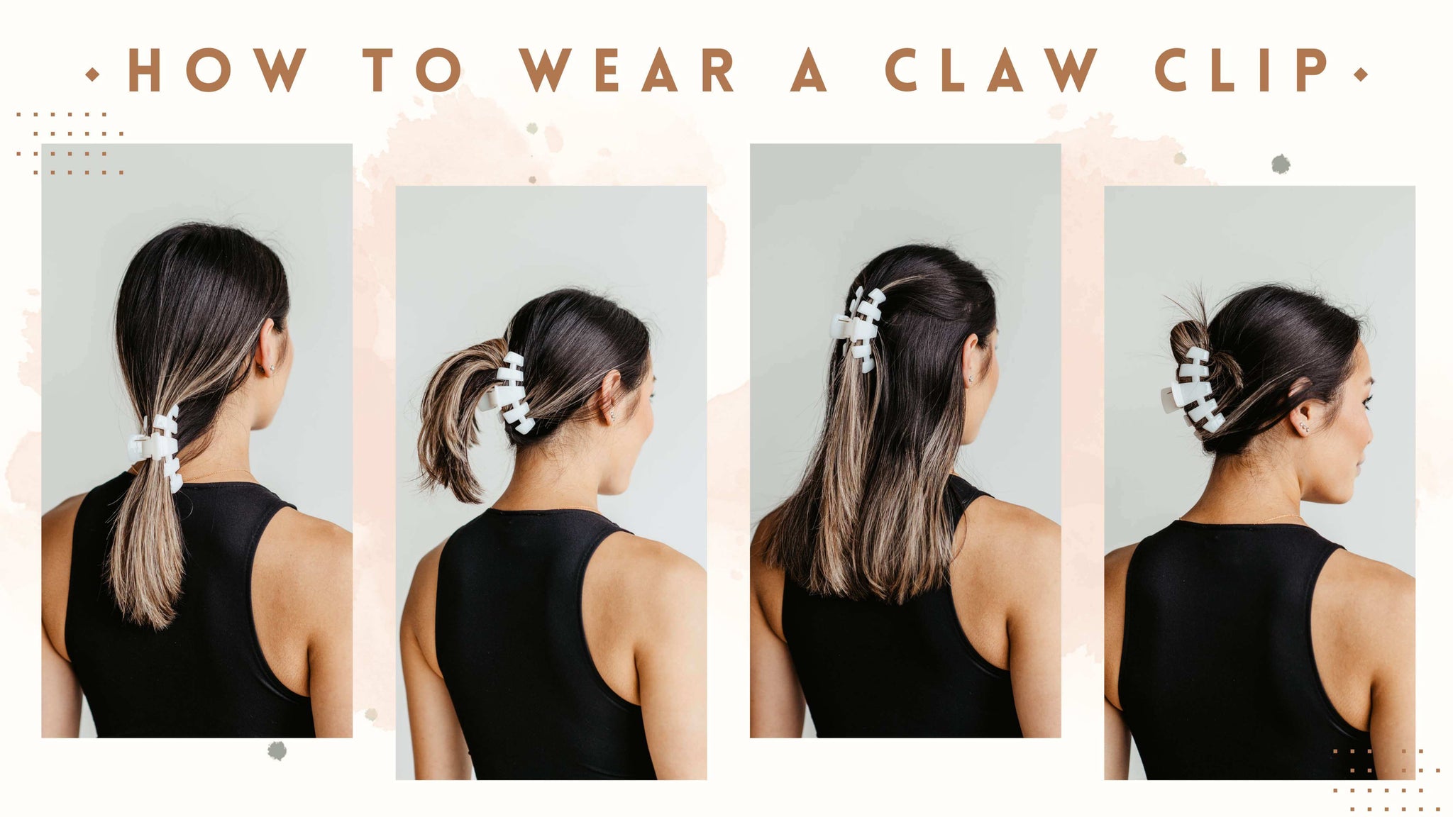 How To Wear A Claw Clip – Glik's