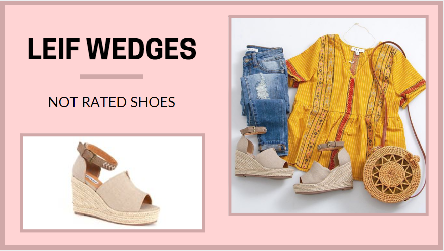 Not Rated Leif Wedges