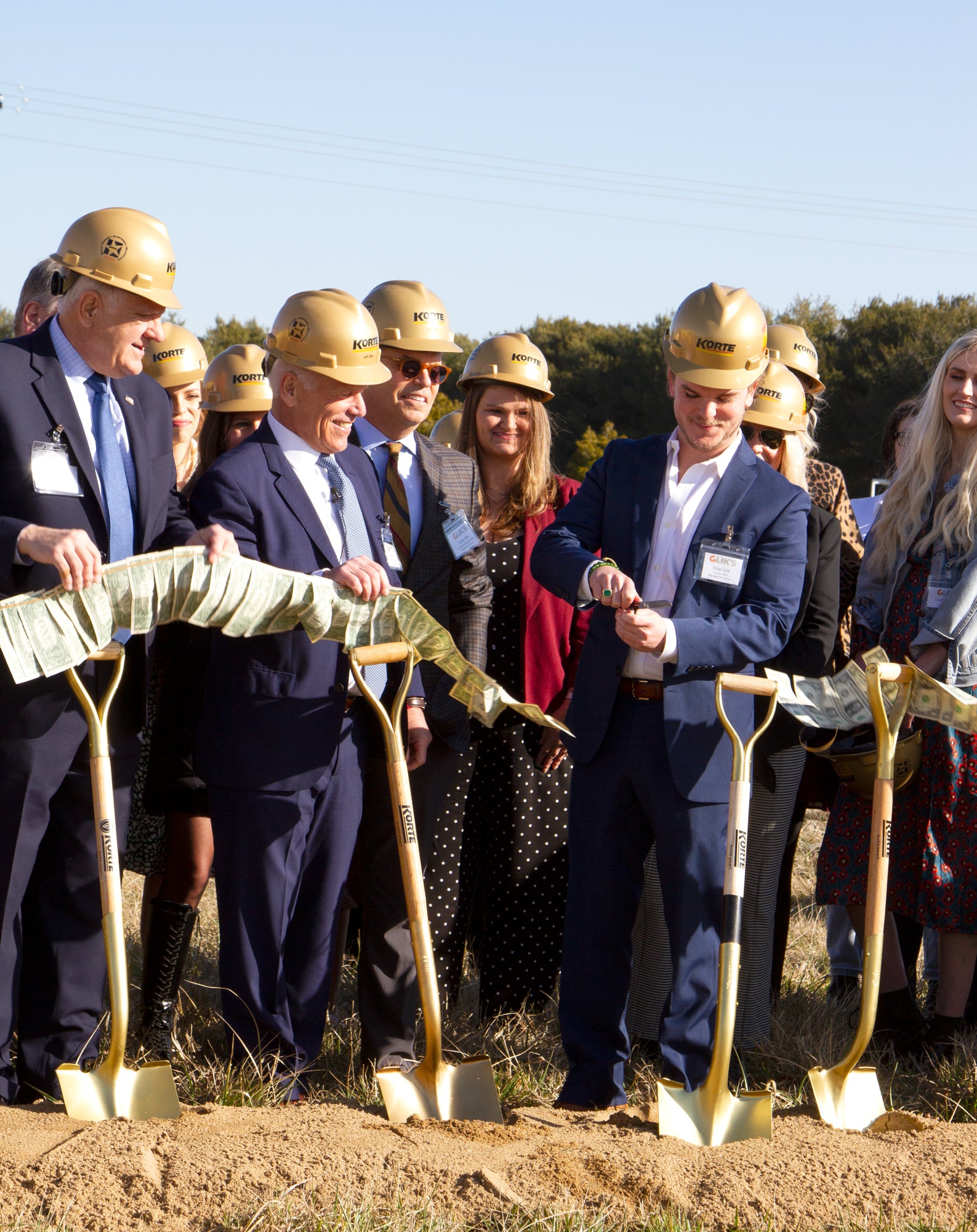 Elliot Glik at the Groundbreaking Event in Collinsville Illinois