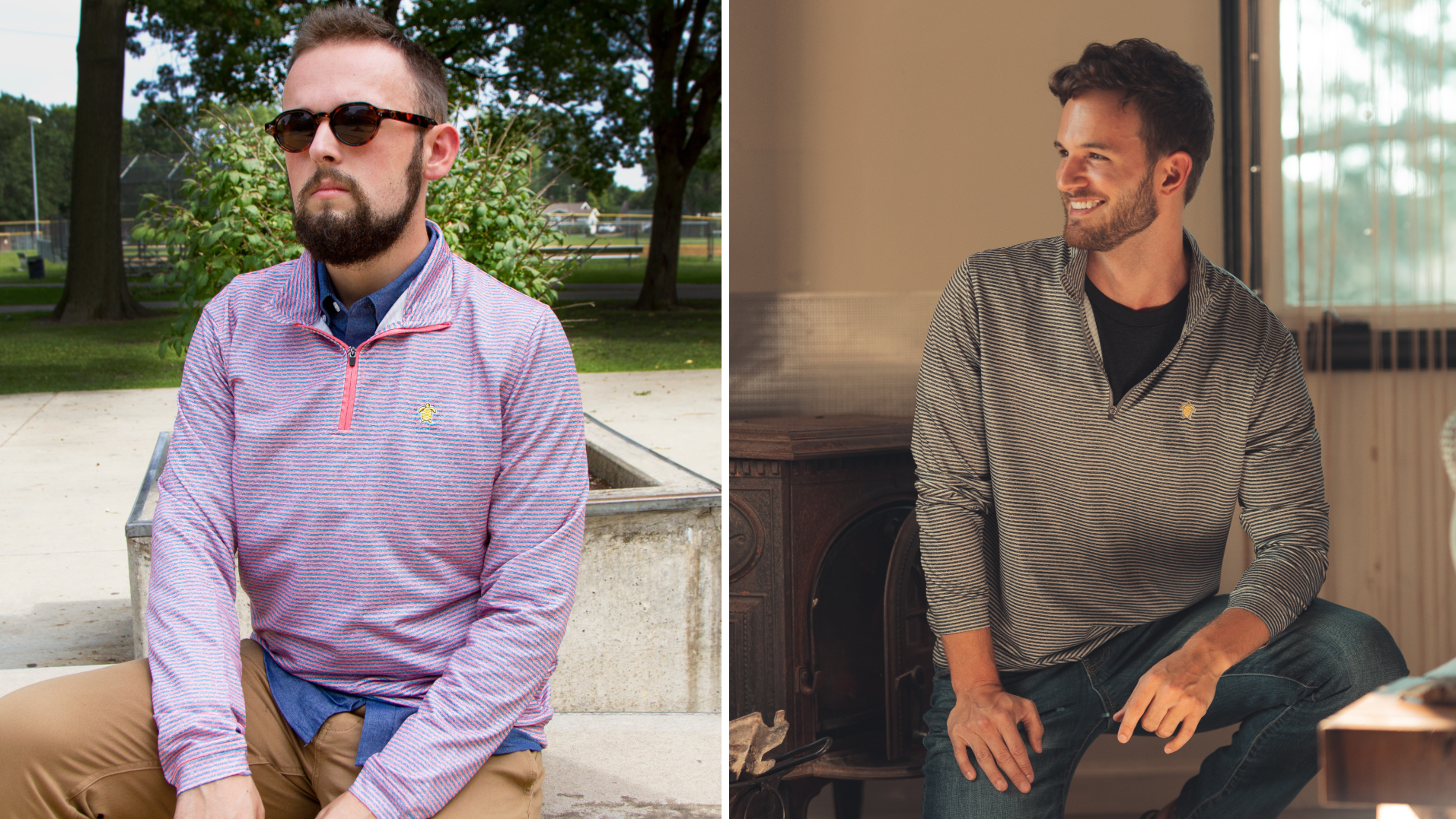 Simply Southern Quarter Zip Pullovers for Men