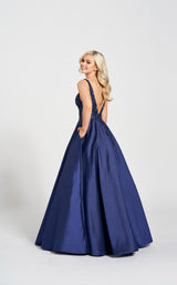 Ellie Wilde EW122104 Dress Navy-Blue