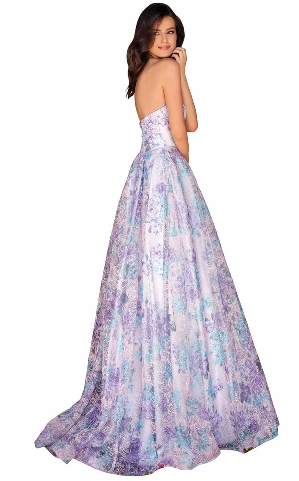 Clarisse 5122 Dress Lilac-Multi