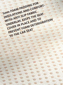 Universal Bond 20mm Thick Pile Sheepskin Front Seat Covers Size 30/35 - Mocha
