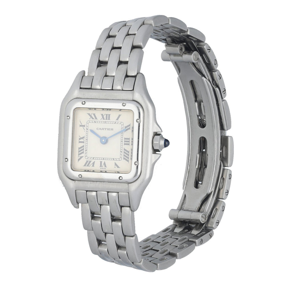 cartier ladies panthere 1320 stainless steel quartz watch