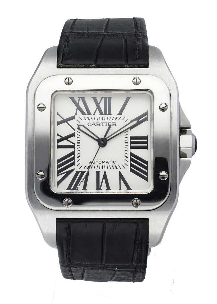 Cartier santos 100 xl 2656 men's watch 