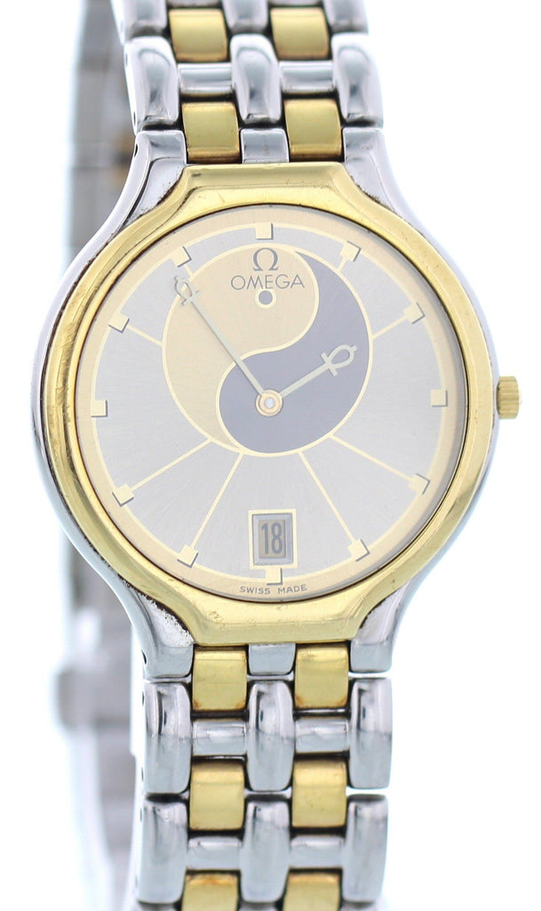 Omega DeVille 18K Yellow Gold & Stainless Steel 196.0316 ...