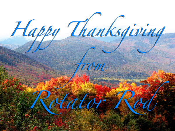 Happy Thanksgiving + #BlackFriday Refer-A-Friend Program! from Bathroom Bliss by Rotator Rod