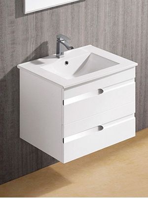 contemporary white floating bathroom vanity... Hottest Space-Saving Bathroom Trends for 2015 from The Bathroom Bliss Blog