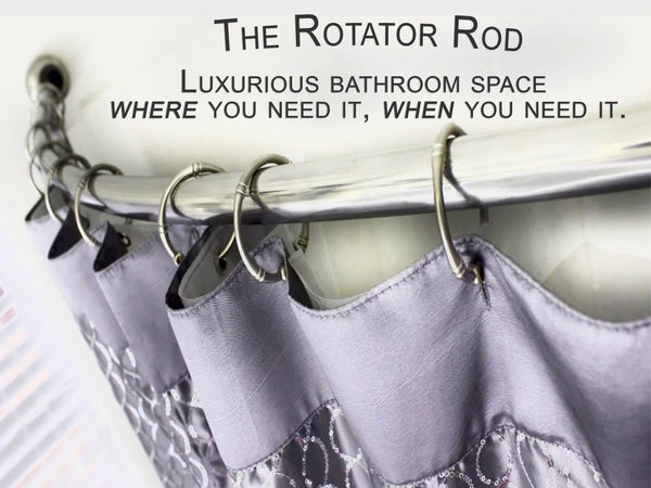 Apartment Property Manager Endorses the Curved Shower Rod that Rotates: Video from Bathroom Bliss by Rotator Rod