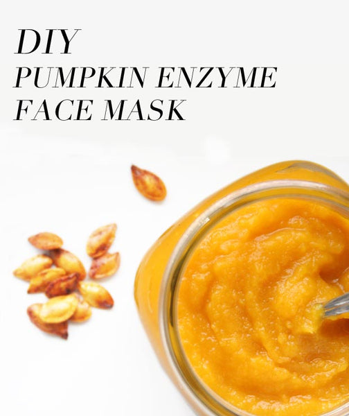 easy DIY Pumpkin Enzyme Face Mask recipe... Turn Your Bathroom into a Spa with DIY Fall Beauty Treatments from Bathroom Bliss by Rotator Rod