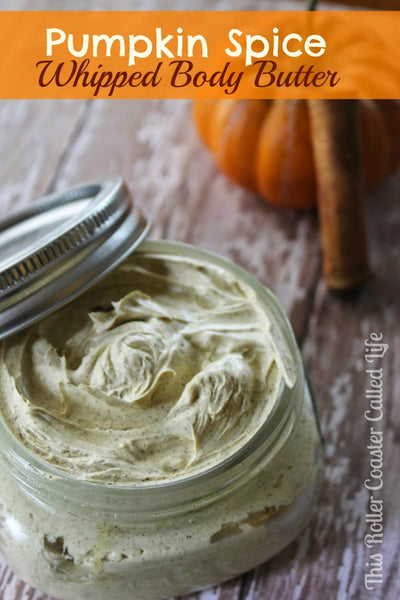 easy Pumpkin Spice Whipped Body Butter recipe... Turn Your Bathroom into a Spa with DIY Fall Beauty Treatments from Bathroom Bliss by Rotator Rod