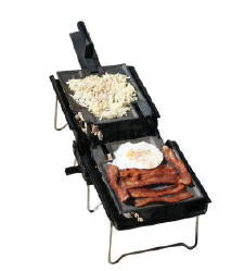 With the Solid Grill option you can cook food you can't do on a standard barbecues such as Eggs, Bacon and Hash Browns.