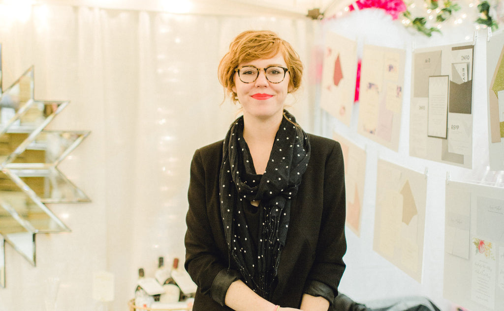 Charly Jackson of Pulp Paper Goods // wedding invitation designer, wedding stationer, graphic designer