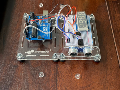 ProtoStax Touchless Musical Handwash Timer with Arduino