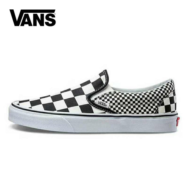 vans chess slip on