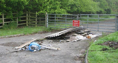 Fly Tipping waste asbestos