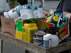 Garage Wastes Aerosol oil adhesive paint waste disposal UK HazExperts