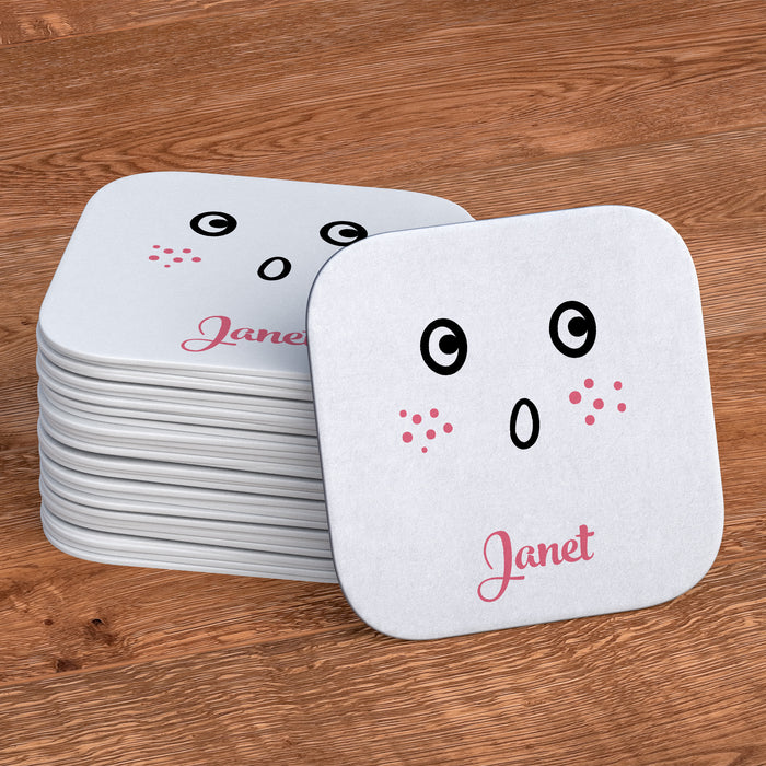 Personalised Coasters - Love Faces