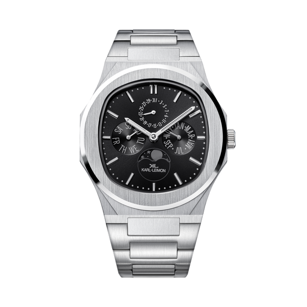 Stainless Steel Black - KARL-LEIMON Watches