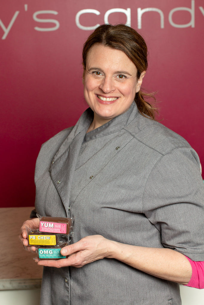 Amy's Candy Bar owner Amy Hansen